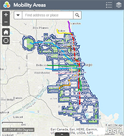 Use the interactive Mobility Map